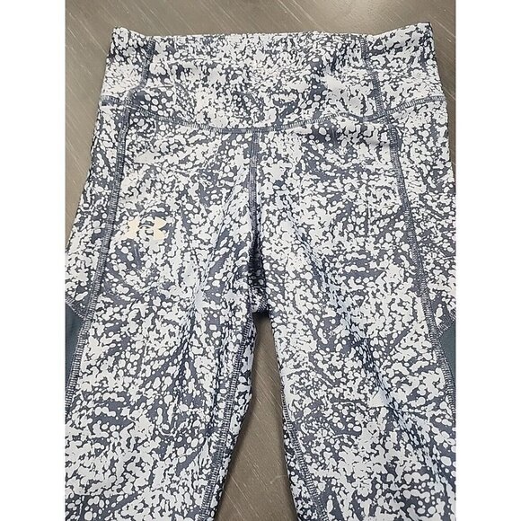 Under Armour Leggings Capris Heatgear Compression Low Rise Gray Women's Small - Picture 2 of 10